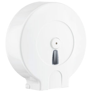 506 marplast maxi jumbo white toilet paper dispenser