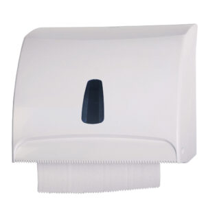 516 dispenser carta asciugamani rotolo interfogliata v c bianco marplast