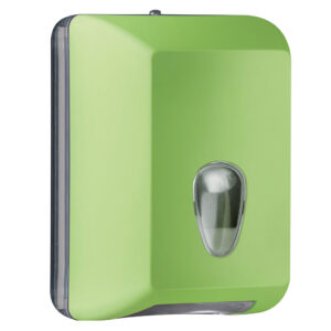 622ve toilet paper dispenser green colored interleaved sheets marplast
