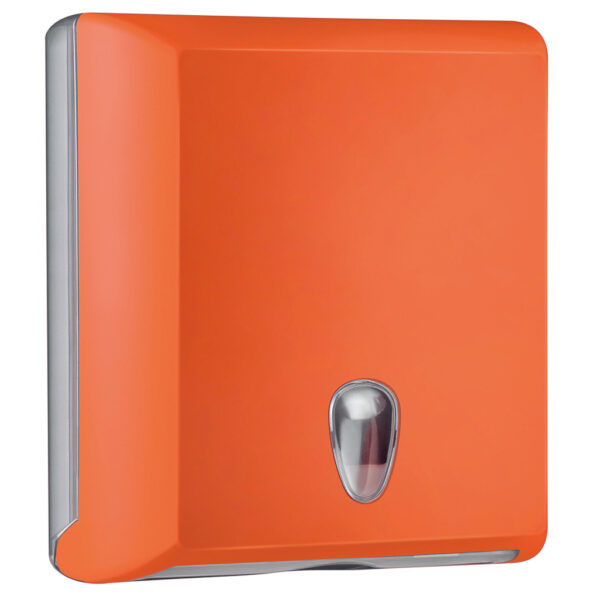 706ar interleaved paper towel dispenser z orange coloured marplast