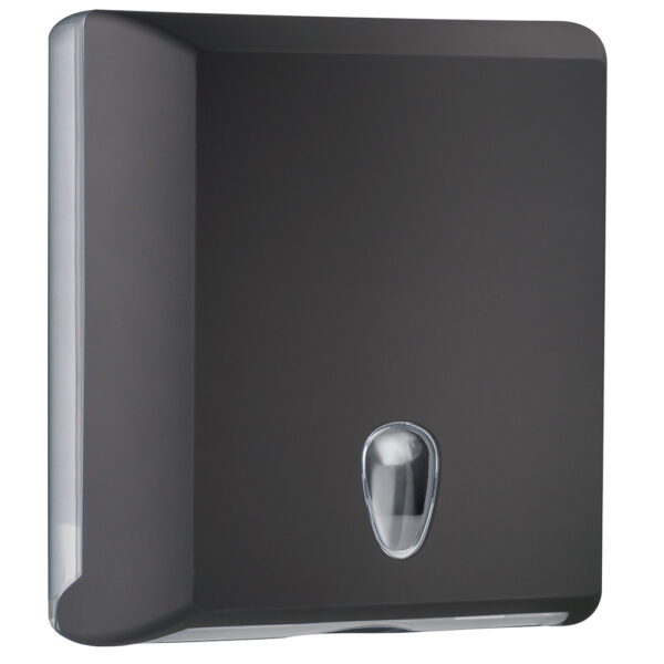 706ne interleaved paper towel dispenser z black coloured marplast