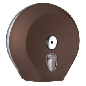 756ma marplast mini jumbo toilet paper dispenser brown colored roll
