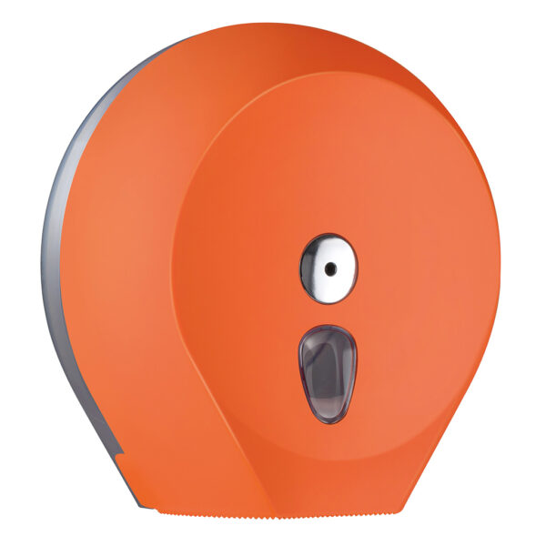 758ar dispenser carta igienica maxi jumbo rotolo arancione colored marplast