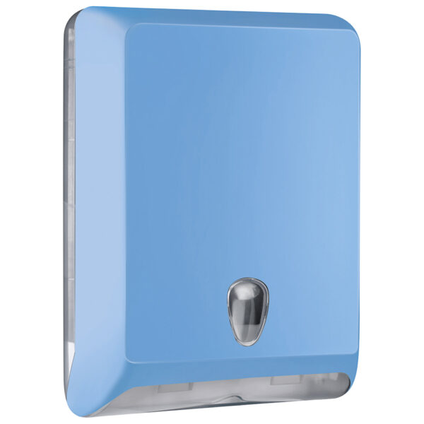830az paper towel dispenser v c z light blue colored marplast