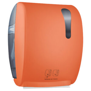 875ar electronic paper towel dispenser orange colored marplast