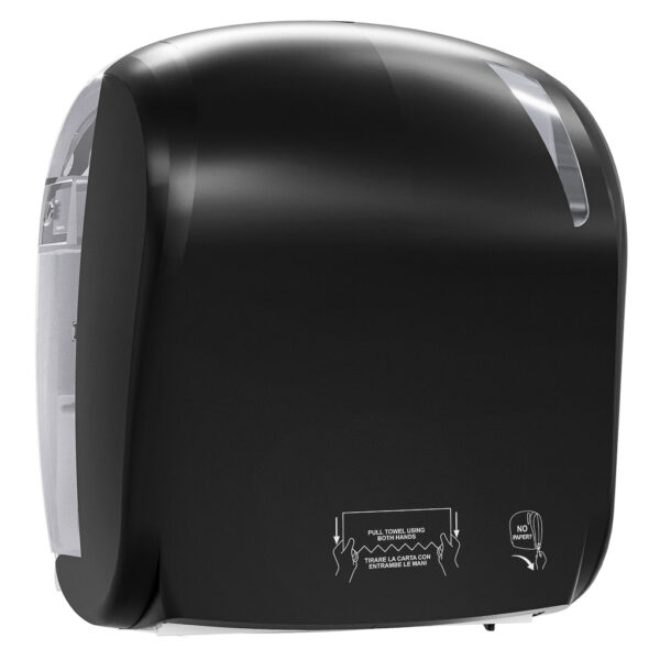 884car automatic paper towel dispenser black carbon skin marplast