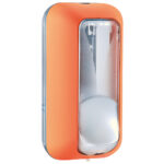 891ar soap dispenser filling 055 l orange coloured marplast