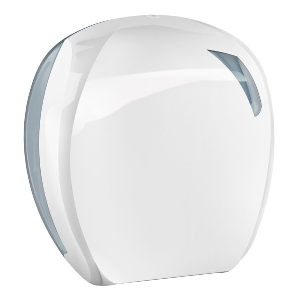 907 marplast mini jumbo white skin toilet paper dispenser
